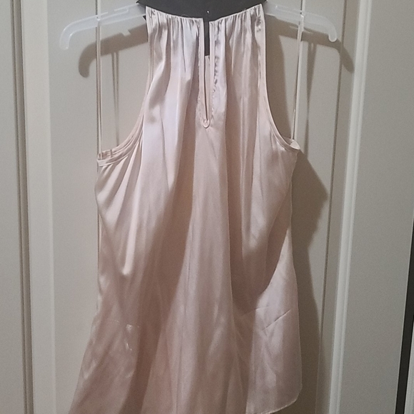 Pink Silk Blouse with Jewel studded collar - Picture 4 of 5